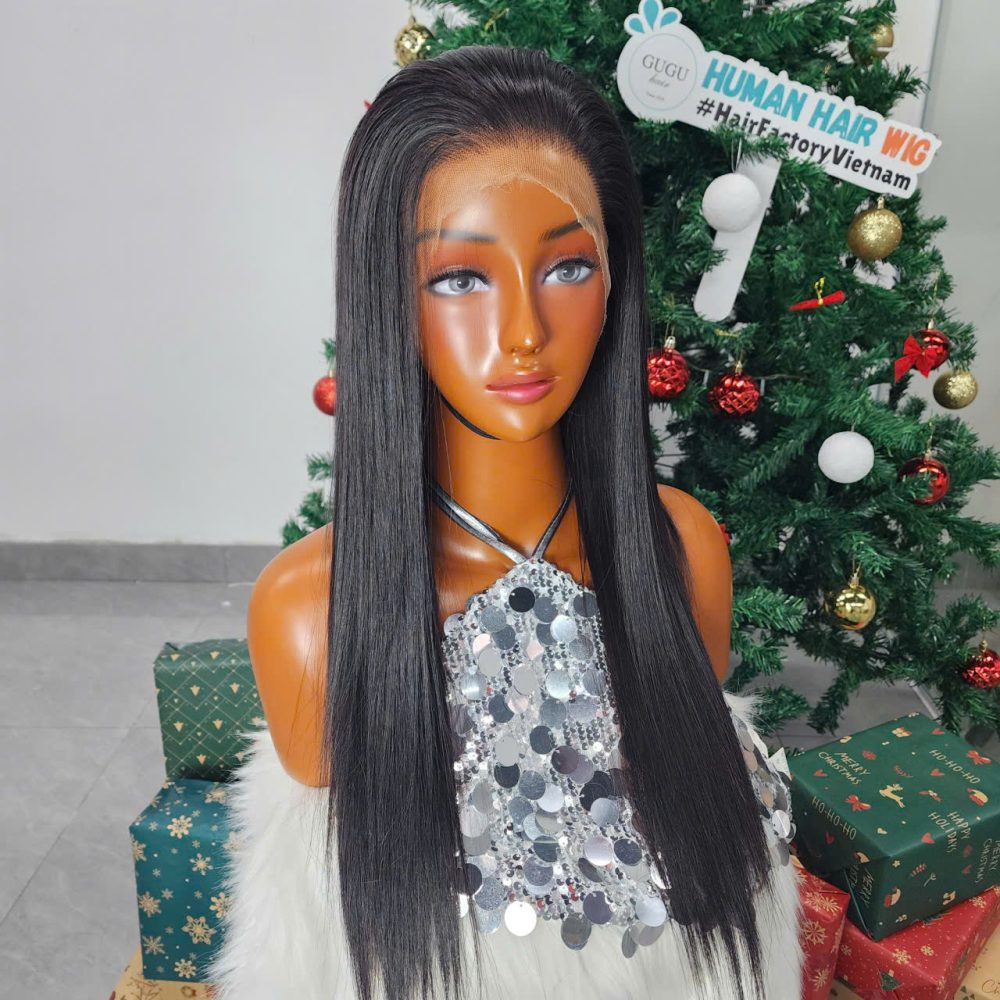 22 Inch Frontal Bone Straight Natural Raw Vietnamese Human Hair