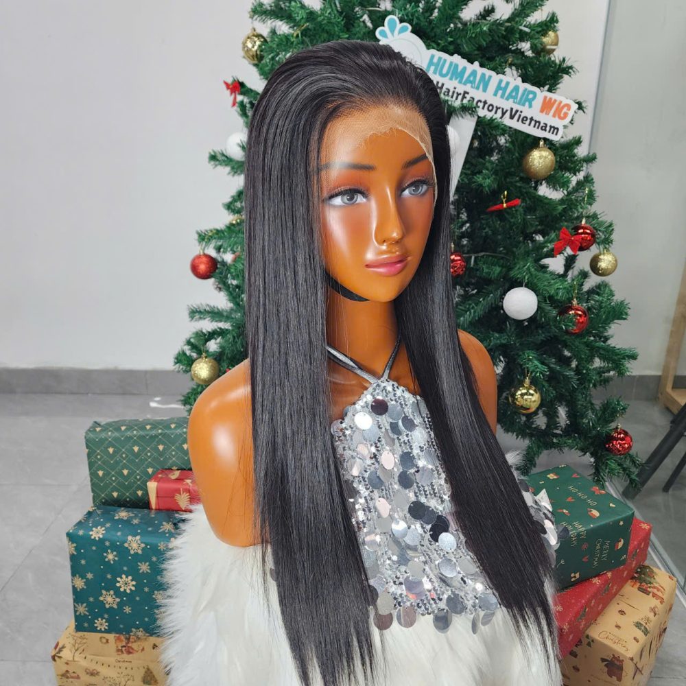 22 Inch Frontal Bone Straight Natural Raw Vietnamese Human Hair