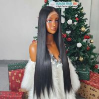 Premium 30 Inches Bone Straight Natural Color HD Lace Frontal Vietnamese Hair 3 30 inches vietnamese bone straight wig 1