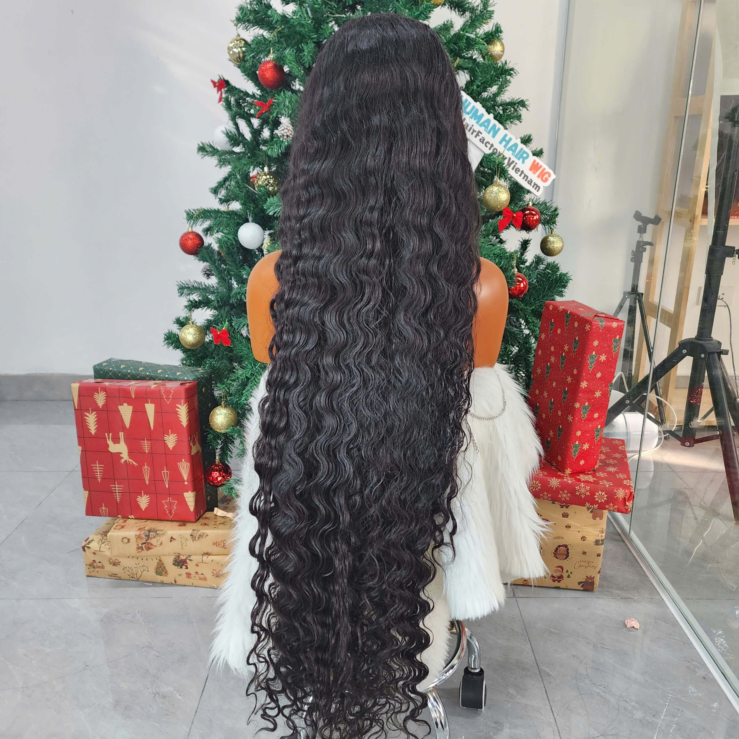 40 Inches Burmese Curls Midnight Deep Wave 13×4 Transparent Lace Frontal Wig 9 40″ Midnight Deep Wave 13×4 Transparent Lace Frontal Wig