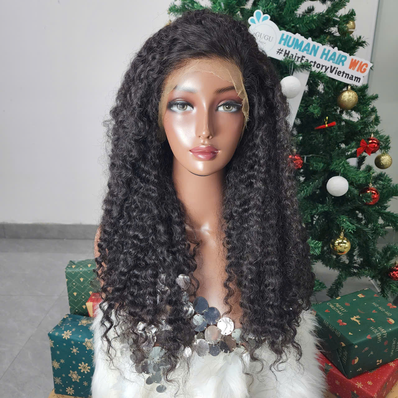 Frontal Burmese Curly Natural Raw Human Hair