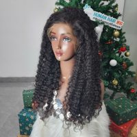 Frontal Burmese Curly Natural Raw Human Hair