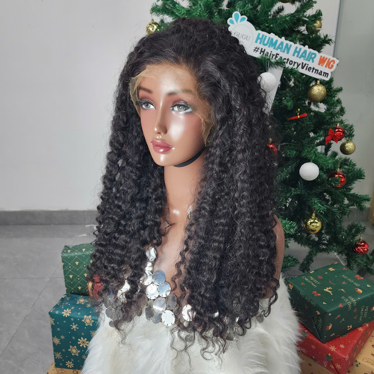 Frontal Burmese Curly Natural Raw Human Hair