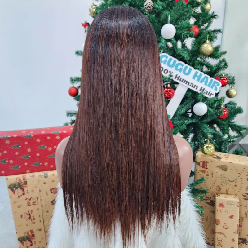 Glueness Bone Straight Ombre Raw Vietnamese Human Hair