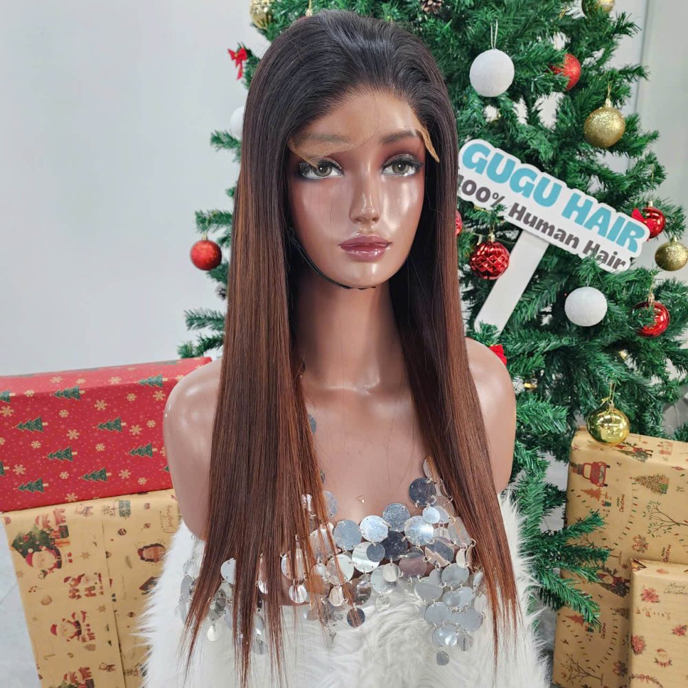 Glueness Bone Straight Ombre Raw Vietnamese Human Hair