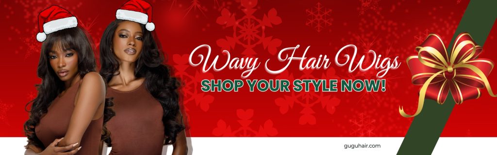 Human hair Wavy wigs for black women