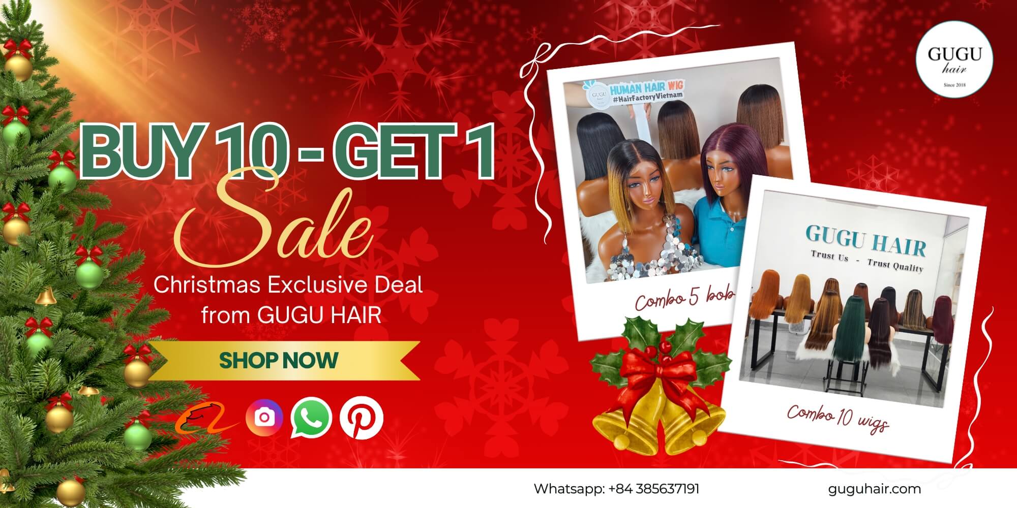 Raw Vietnamese Hair Platinum GUGUHAIR