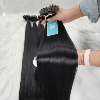 Buy Tape-In Hair Extensions # 1 Color Wholesale Price Direct Human Hair Factory 2 Premium Tape - In Natural Color Raw Vietnamese Human Hair