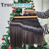 Weft Hair Bundles Raw Human Hair Extensions 100 GUGUHAIR 5
