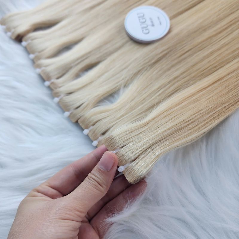 Invisible Tape-In Hair Extensions – 100% Real Human Hair
