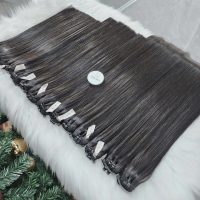 bone straight human hair bundles 2