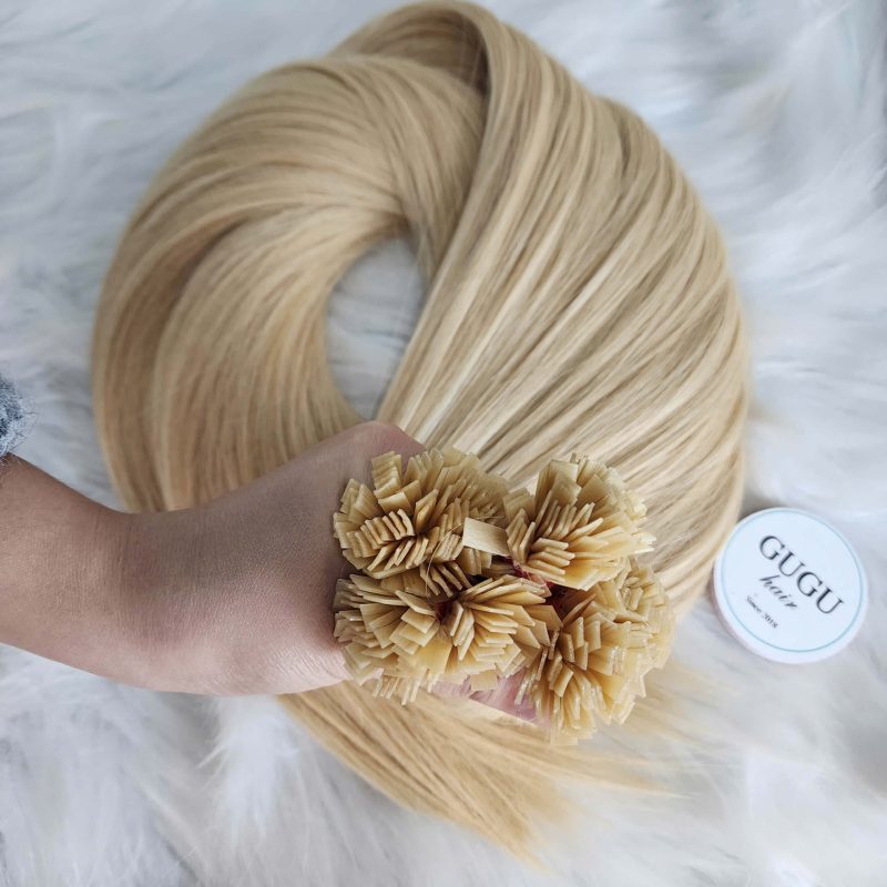 keratin flat tip hair extensions