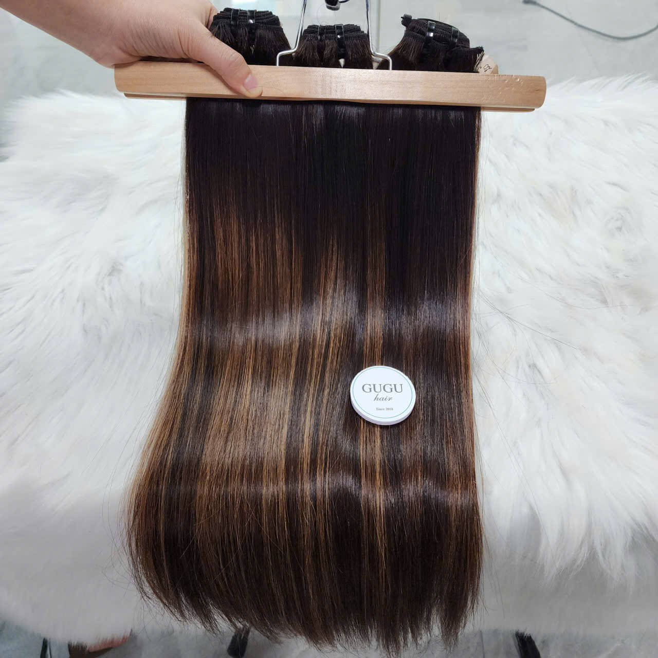 Premium Weft Hair Ombre HD Closure