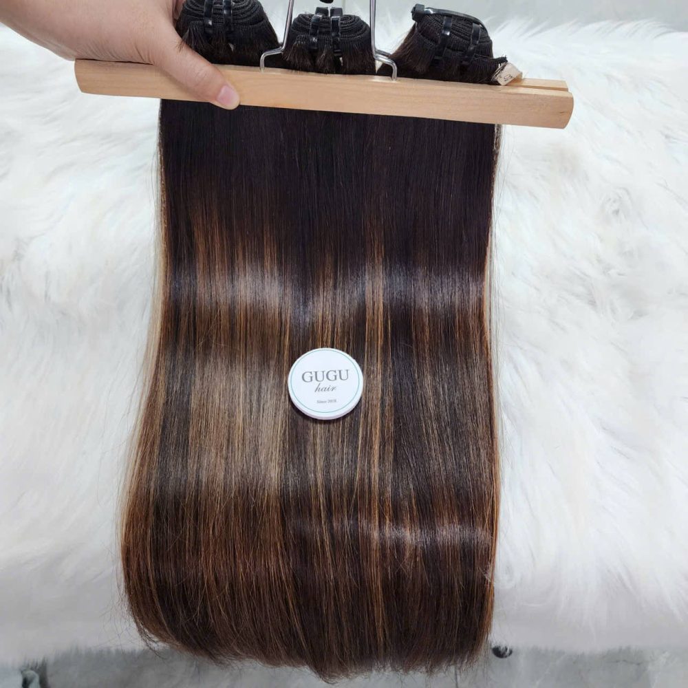 Premium Weft Hair Ombre HD Closure