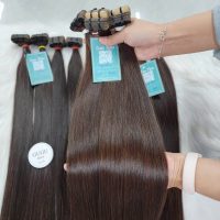 Premium Tape-In Hair Extensions – #2 Color Raw Vietnamese Human Hair | GUGU HAIR 5 Premium Tape - In #1 Color Raw Vietnamese Human Hair
