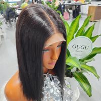 Glueness Bob Wigs 10 Inch Nartural Color Raw Vietnamese Human Hair