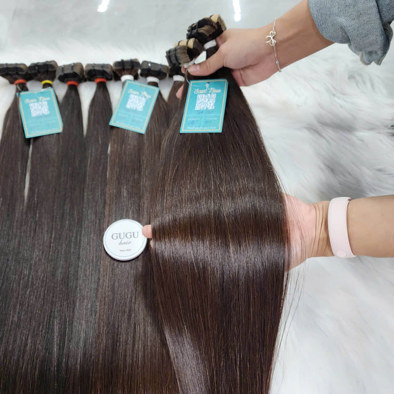 Premium Tape - In #1 Color Raw Vietnamese Human Hair