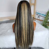 22 Inches Bone Straight Wig Piano Color Raw Vietnamese Hair 3 22 Inches Bone Straight Wig Piano Color Raw Vietnamese Hair