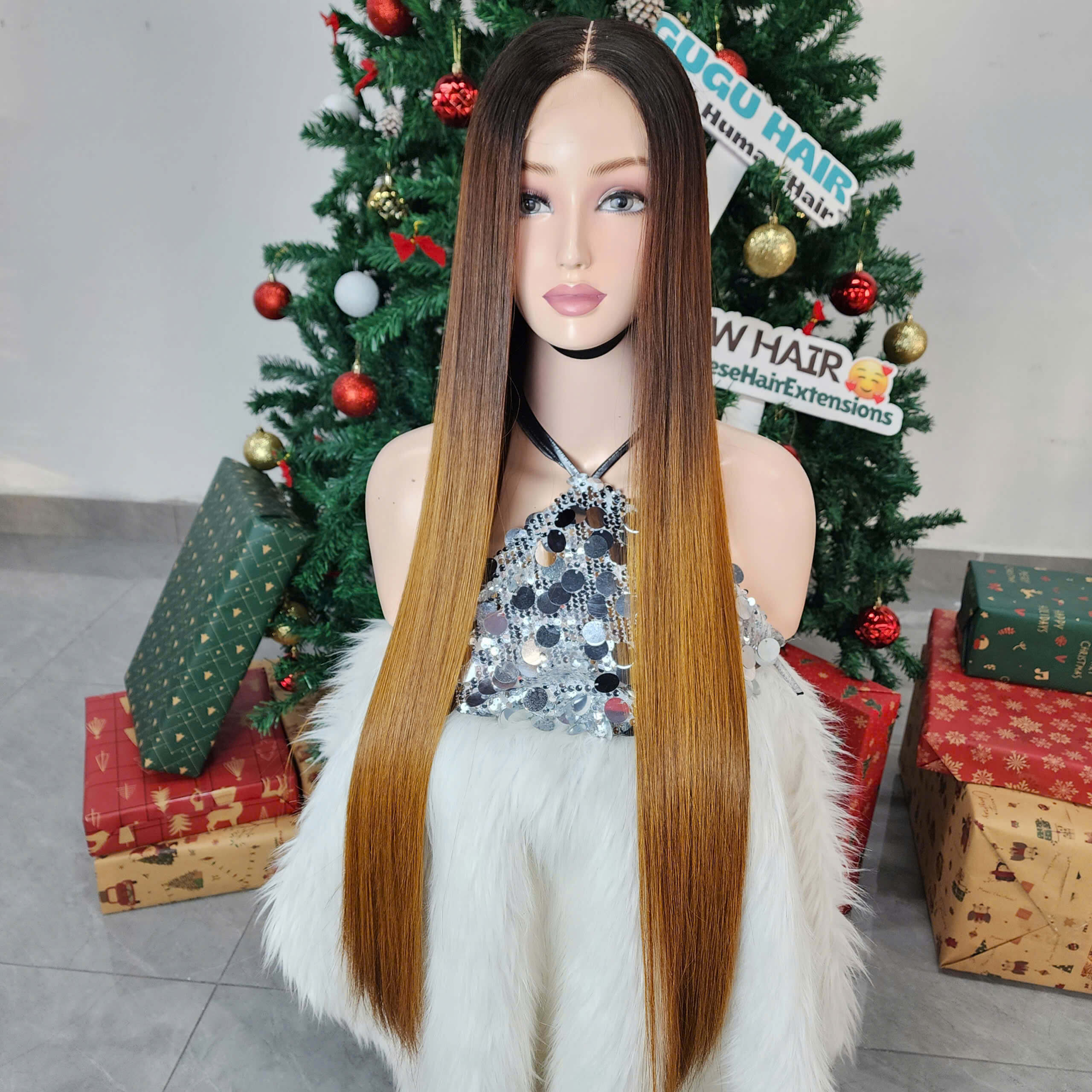 28 Inches Bone Straight Wig Ombre Color Raw Vietnamese Hair 8 28 Inches Bone Straight Wig Ombre Color Raw Vietnamese Hair