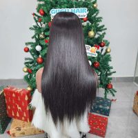 Premium 24 Inches Bone Straight Wig Natural Color Raw Vietnamese Hair