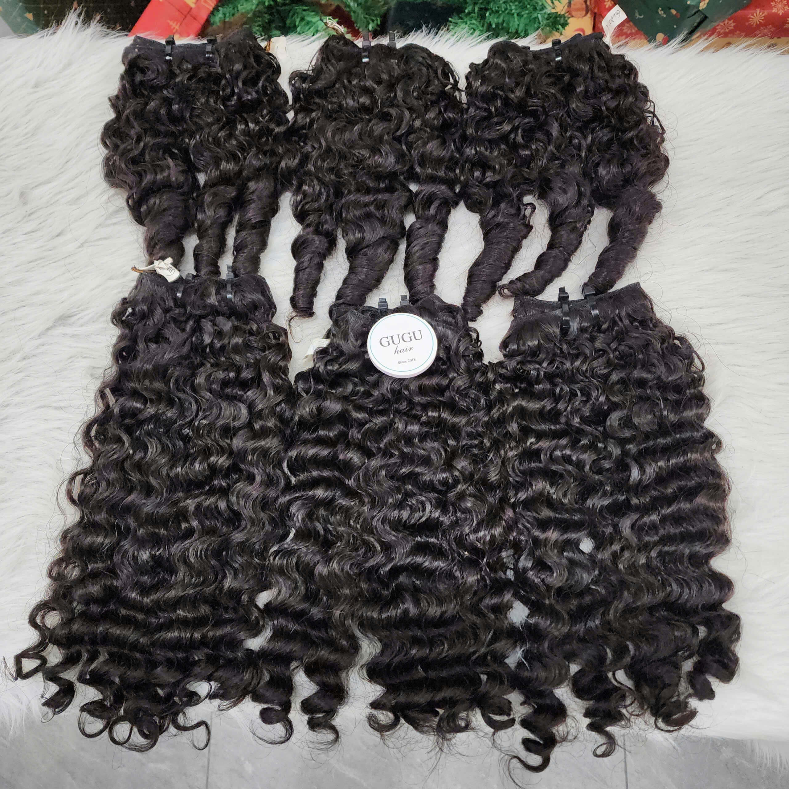 Burmese Raw Hair Bundles Loose Hair One Donor Human Hair Weaves