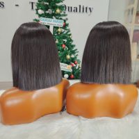 Vietnamese Human Hair Bob Wig 10 inches – Glueless HD Lace, Natural Straight | GUGUHAIR 3 4x4 HD Lace Glueless Bob Wig 10"/12" – Human Hair, Soft & Lightweight
