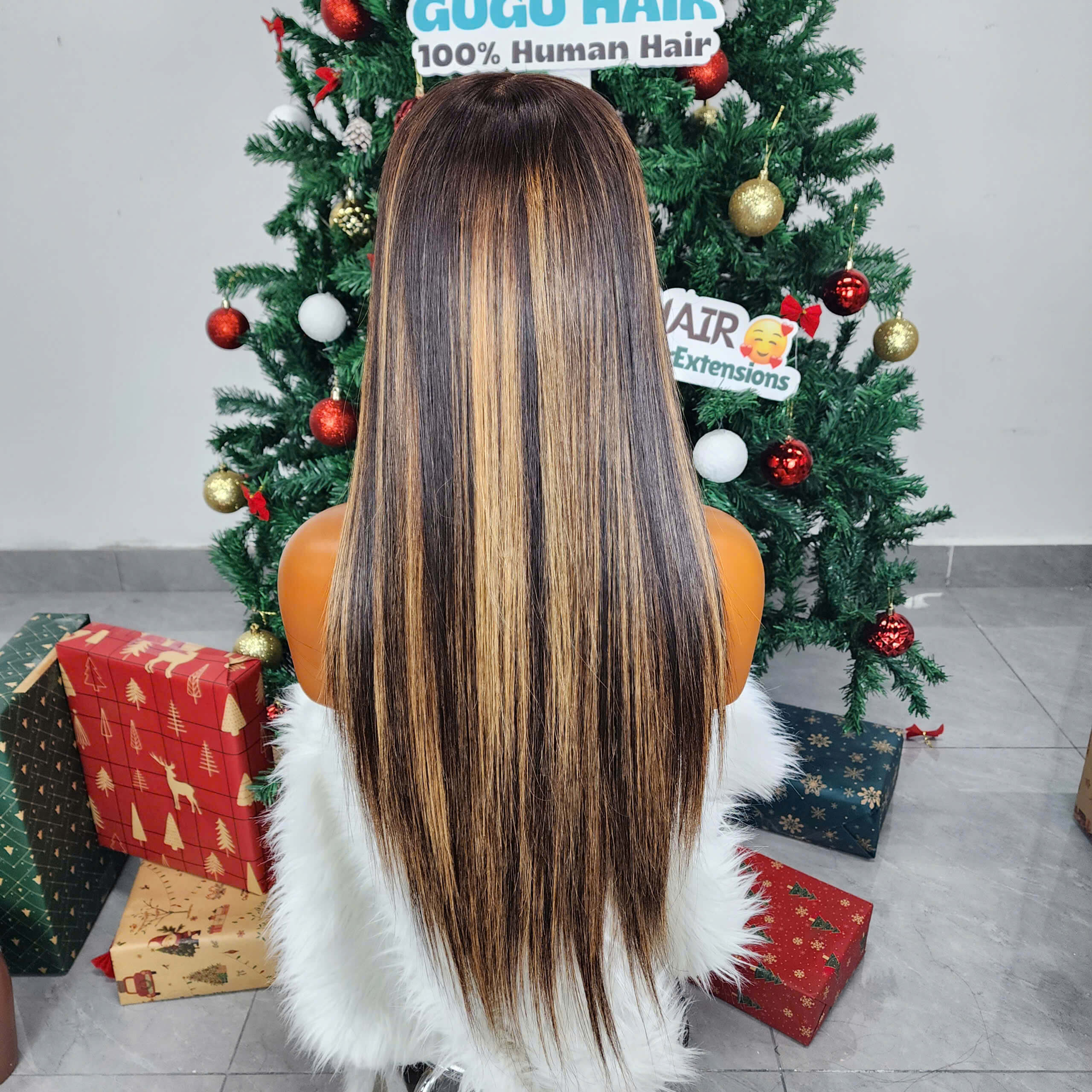 180% Density 5x5 Lace Closure 24 Inches Bone Straight Piano Color Raw Vietnamese Hair Wigs 9 180% Density 5x5 Lace Closure Bone Straight Piano Color Raw Vietnamese Human Hair Wigs