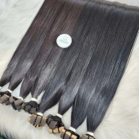 Black Straight Tape In Hair Extension - Viet Raw Hair Single Donor