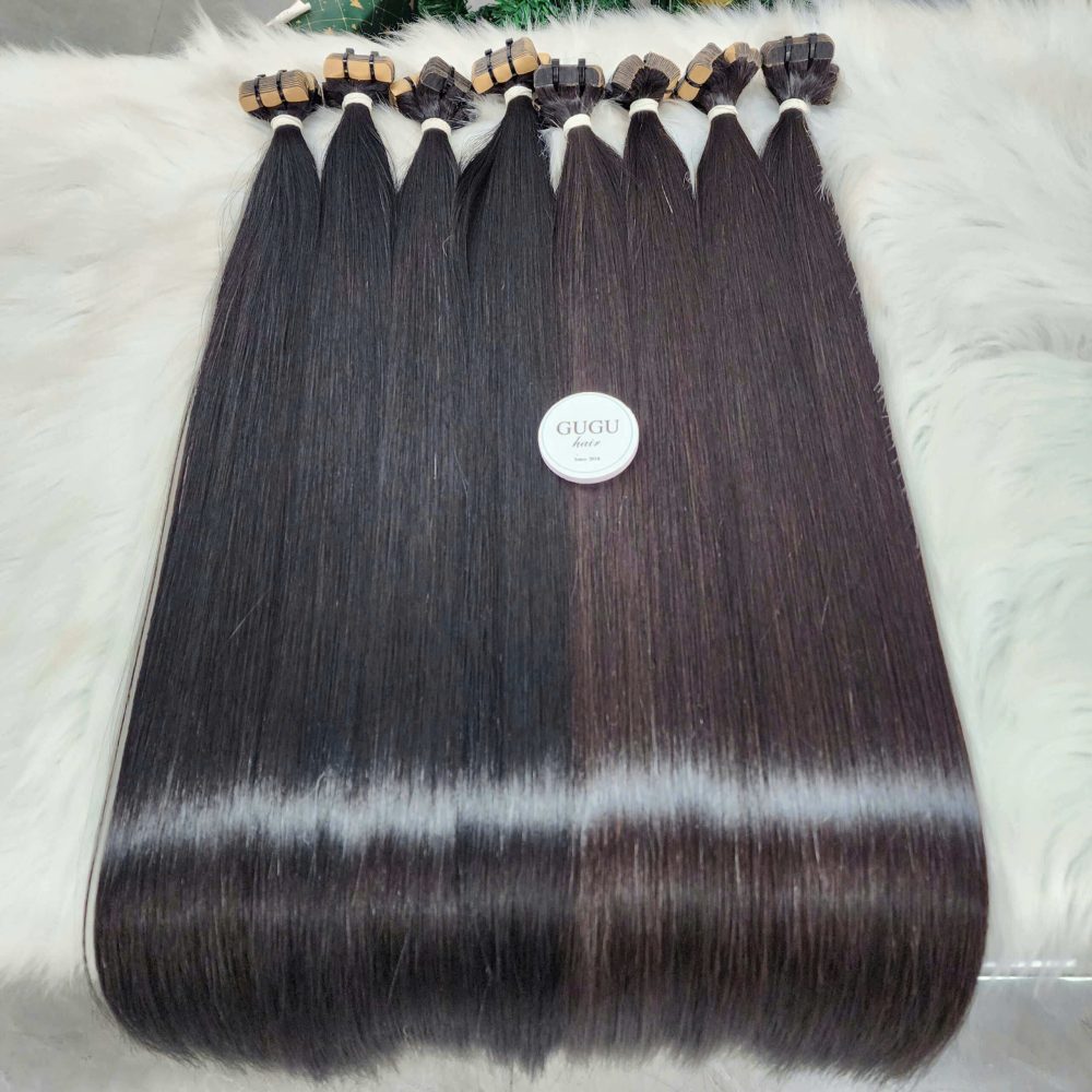 Vietnamese Natural Straight Tape In Hair Extensions