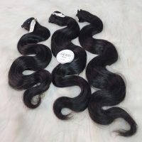 20 Inches Body Wave Weft Hair Extension Natural Color Raw Vietnamese Hair