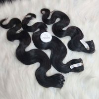 20 Inches Body Wave Weft Hair Extension Natural Color Raw Vietnamese Hair