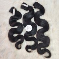 20 Inches Body Wave Weft Hair Extension Natural Color Raw Vietnamese Hair