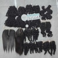Burmese Curly Weft Hair Extension Natural Color Raw Vietnamese Hair 5 Luxury Weft Hair Extension Collection Raw Vietnamese Hair