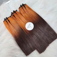 Ombre Super Double Drawn Brown SDD Human Hair Extensions 4 Ombre Super Double Drawn Brown SDD Human Hair Extensions