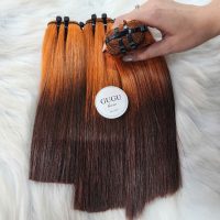 Ombre Super Double Drawn Brown SDD Human Hair Extensions 2 Ombre Super Double Drawn Brown SDD Human Hair Extensions