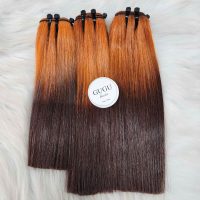 Ombre Super Double Drawn Brown SDD Human Hair Extensions 3 Ombre Super Double Drawn Brown SDD Human Hair Extensions