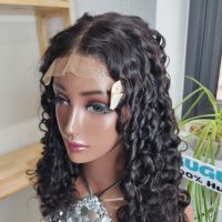 Curly human hair wig made from 100% Vietnamese hair (