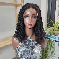 Curly human hair wig made from 100% Vietnamese hair