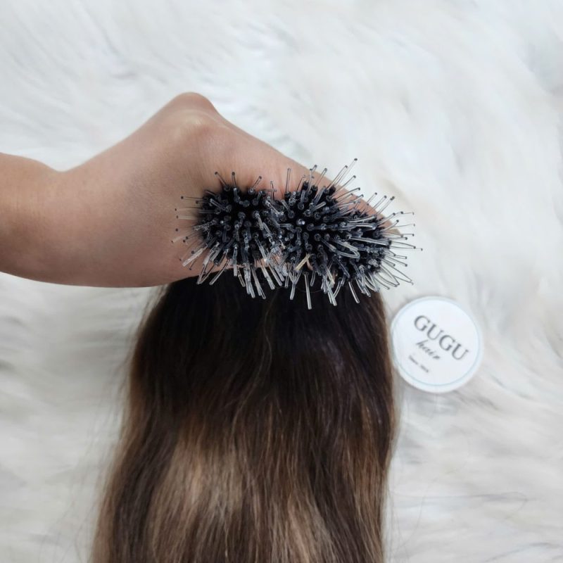 Premium Elastic Nano Tip Hair Extension Ombre Color Raw Vietnamese Hair