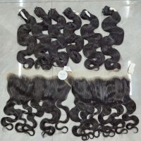 Premium Body Wave Weft Hair Extension Natural Color Raw Vietnamese Hair