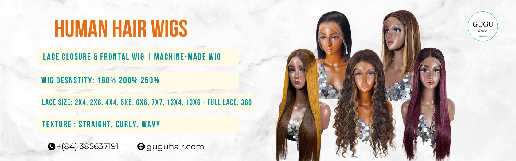 Raw vietnamese human hair wig - gugu hair