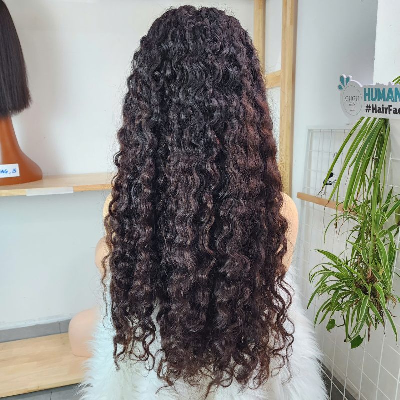 Burmese Curly Wig Human Hair Vietnam