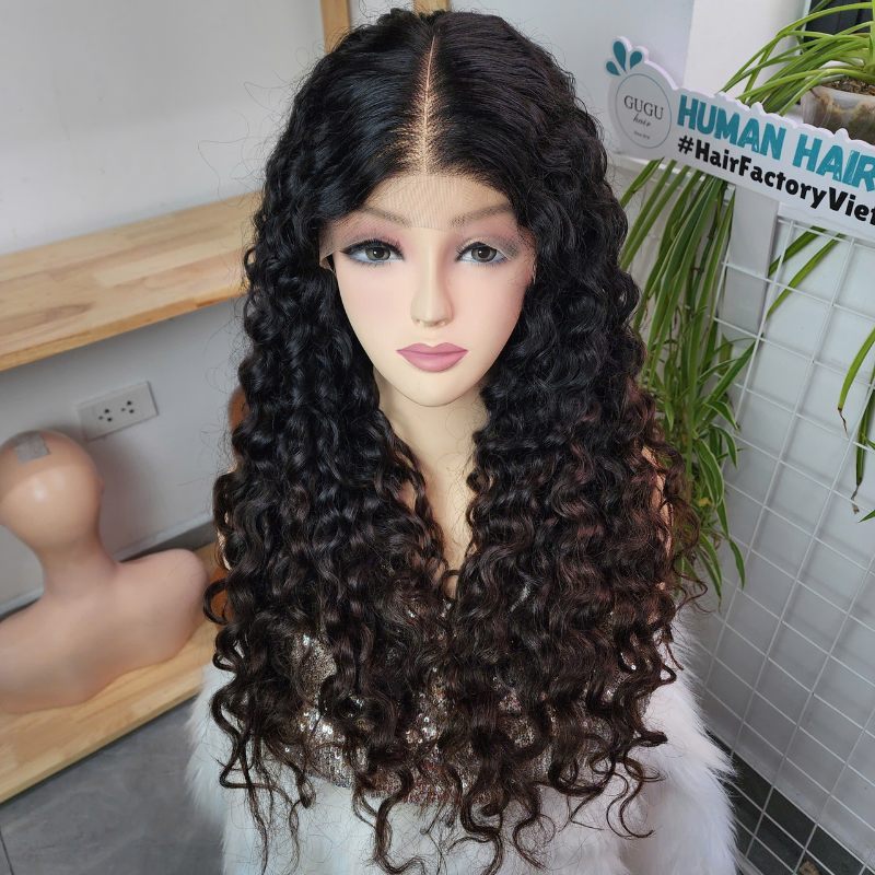 Raw Burmese Curly Human Hair Vietnam