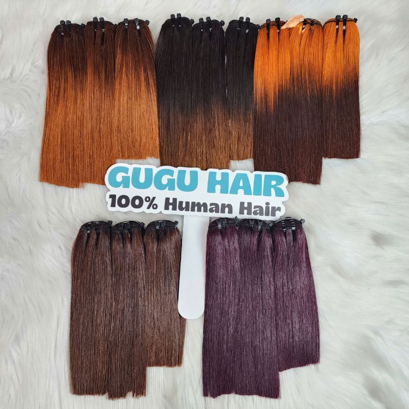 double weft hair extensions human hair