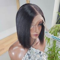 Human Hair Bob Wigs Honey Black Color | GUGU HAIR