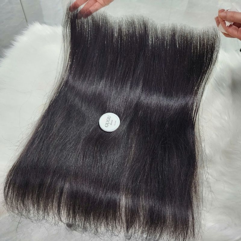 13x6 lace frontal bone straight natural color