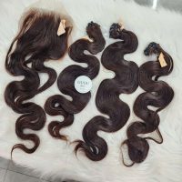 Best Vietnamese Deep Wave Weft Hair Extensions – Natural Brown100% Human Hair (3)
