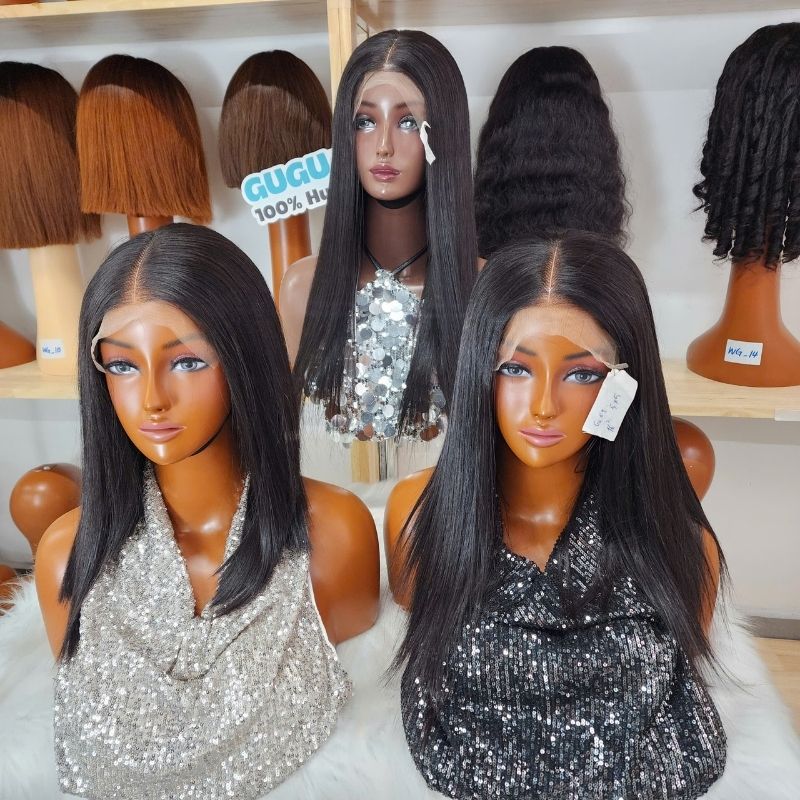 Top Wig Collections for Every Season – From Summer Shine to Winter Glow 8 16 18 20 inch Glueless Vietnamese Raw Hair Double Drawn Bone Straight Wig