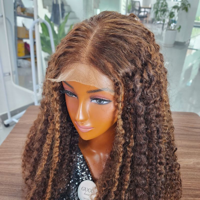 New Arrivals Burmese Curly Human Hair Wigs 250% Density 8 Burmese Kinky Curly 5x5 HD Lace Closure Wig Virgin Human Hair