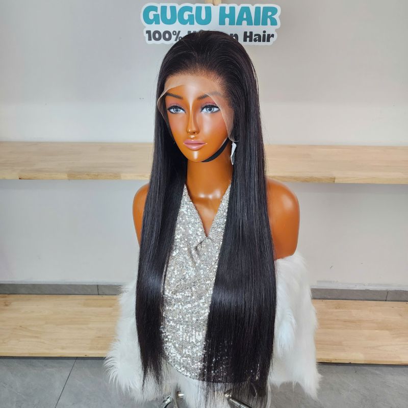 Bone Straight Human Hair Wig 26 inches